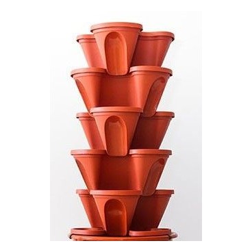 CAJA 36 MACETAS TREBOL+ 36 REJILLAS AUTORRIEGO ECOGARDEN IRISANA EG12.T