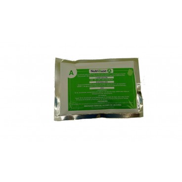 Fertilizante en polvo hidropónico. Nutribase A+B. Altamente soluble.
