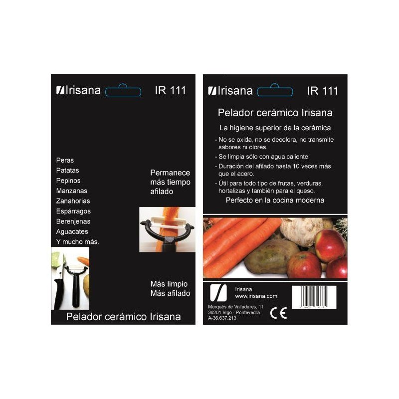 Irisana ceramic peeler Irisana ceramic peeler