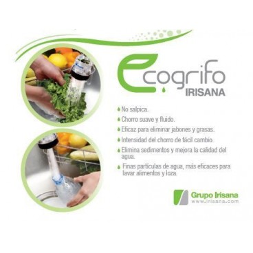 Irisana Ecogriff. Save up to 65% of water