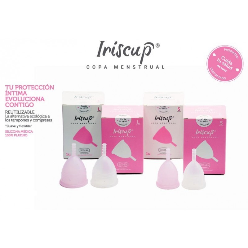 Iriscup menstrual cup. Your intimate protection evolves with you