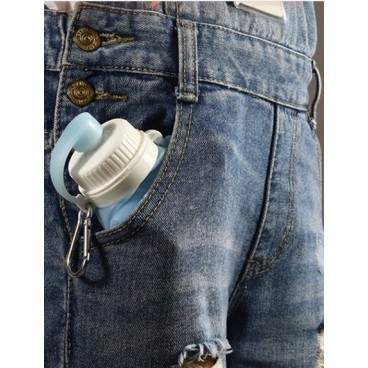 Bottiglia pieghevole in silicone da 500 ml. BBO17