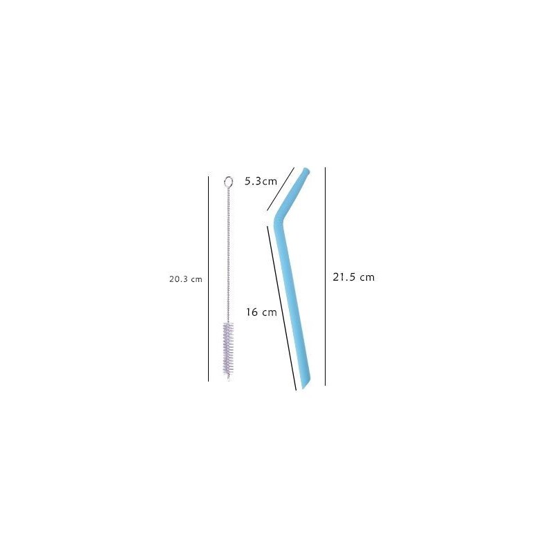 Reusable Silicone Straws, Irisana Reusable Silicone Straws, Irisana