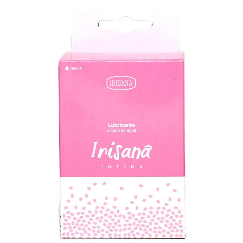 Lubricante a base de agua Irisana íntima. Caja de 20 sobres monodosis