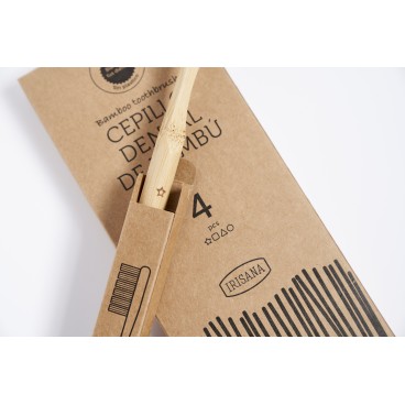 Irisana activated carbon toothbrush. Box of 4 units