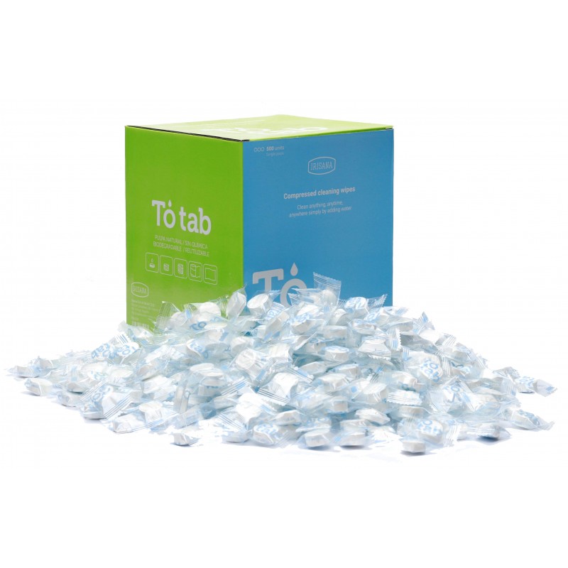 Toallitas comprimidas To-Tab Irisana.... Toallitas comprimidas To-Tab Irisana....