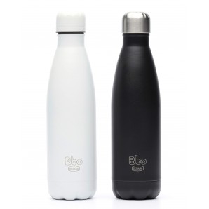 Botella termo Bbo Irisana con mosquetón. Acero...