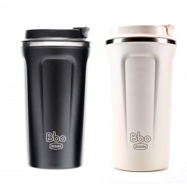 Bicchiere thermos Bbo Irisana. Acciaio inossidabile, 450 ml.