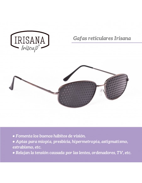Retikuläre Metallbrille Irisana
