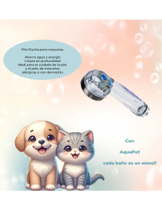 EcoDucha para mascotas. AquaPet. 2