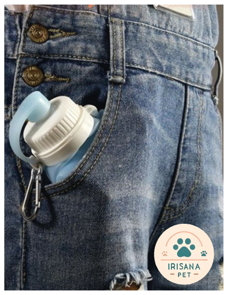 ZeroPis. Faltbare Flasche. Spurenlose Spaziergänge, die Ihre Umwelt sauber halten