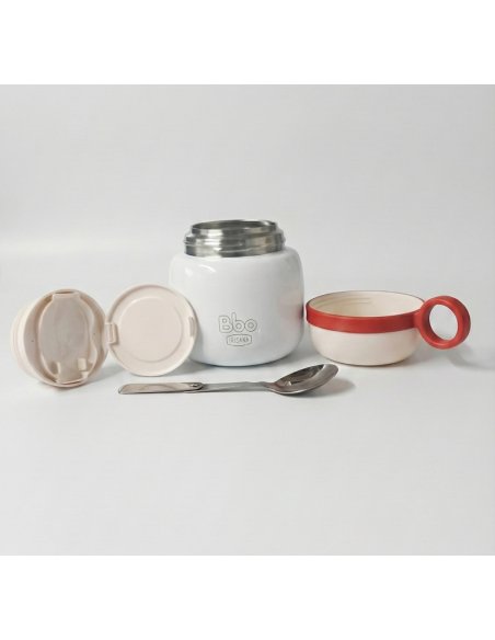 Termo para alimentos Bbo Irisana de 600 ml en acero inoxidable