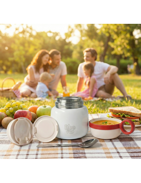 Termo para alimentos Bbo Irisana de 600 ml en acero inoxidable