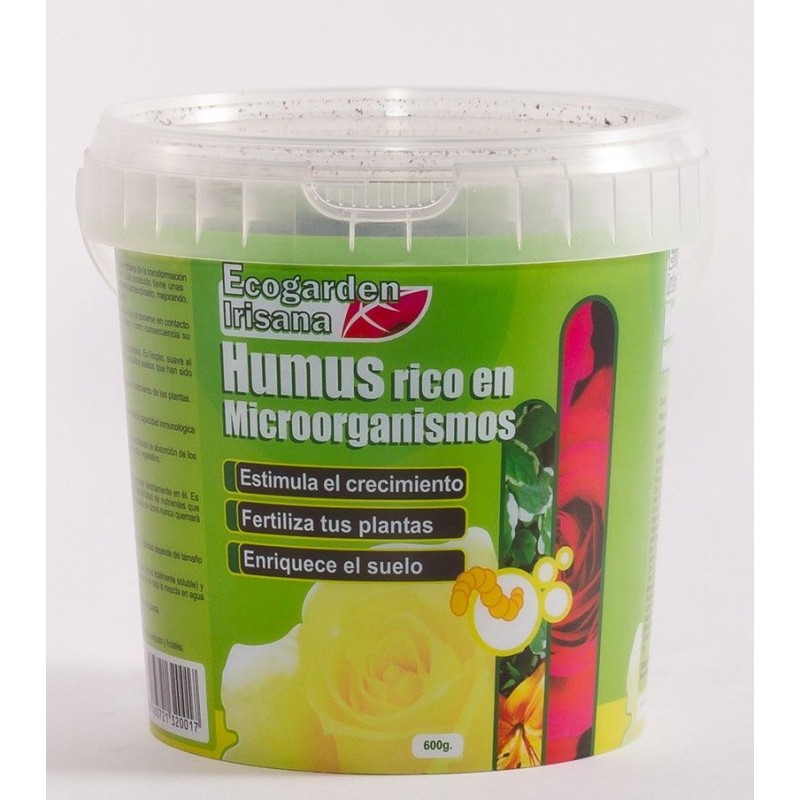 Worm humus, 600 gr. Ecogarden Irisana.